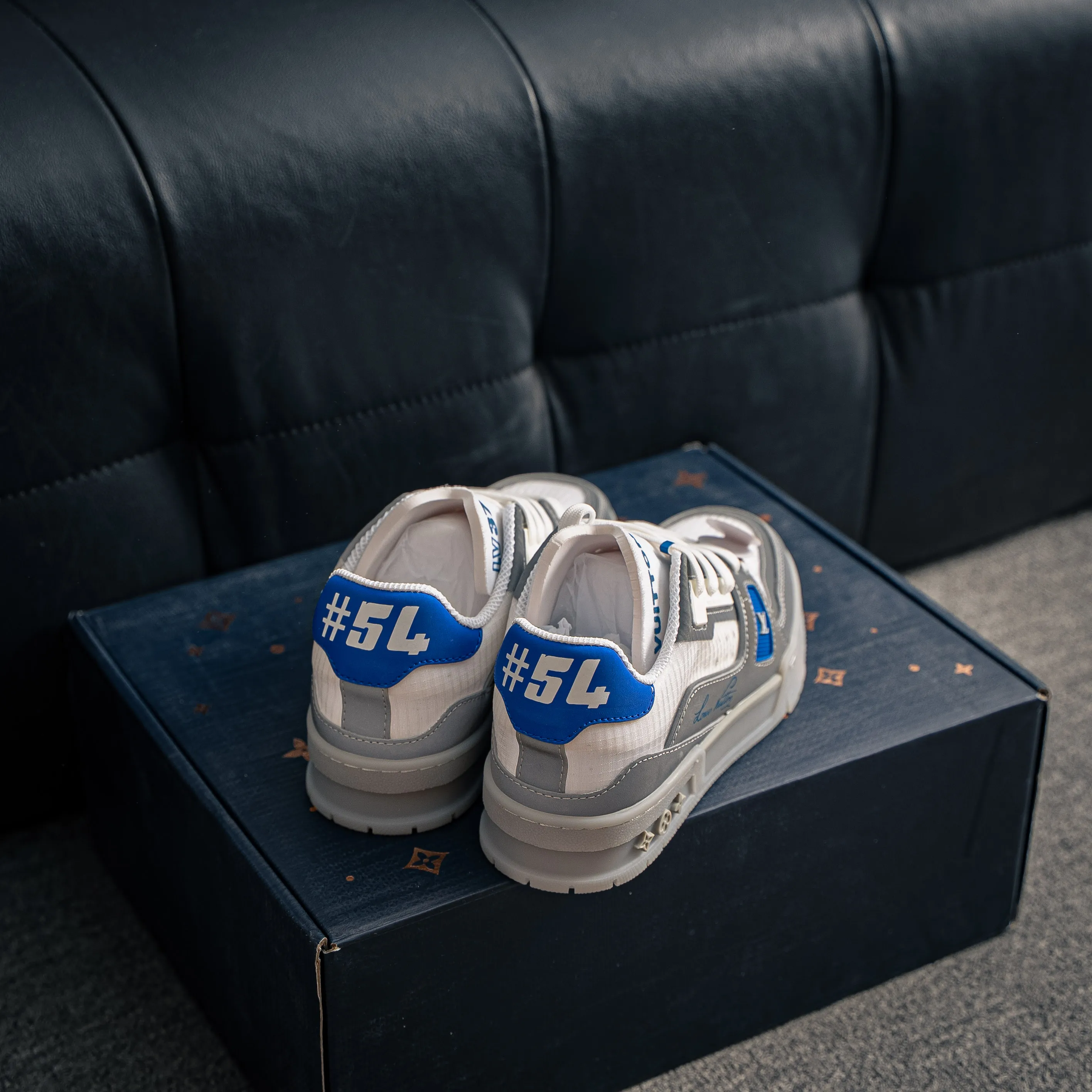 【YS 】 Premium LOUIS VUITTON LV Trainer CUP Mesh Breathable Shoes ✦ ， 37 Series ✦ + Shoes